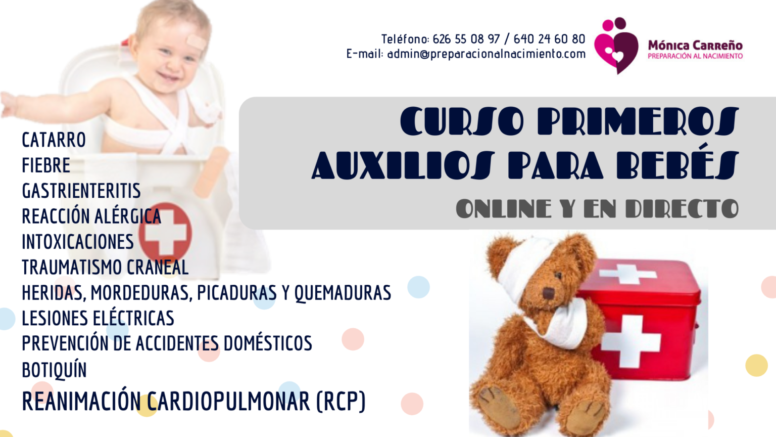 Curso De Primeros Auxilios Para Bebes Y Niños